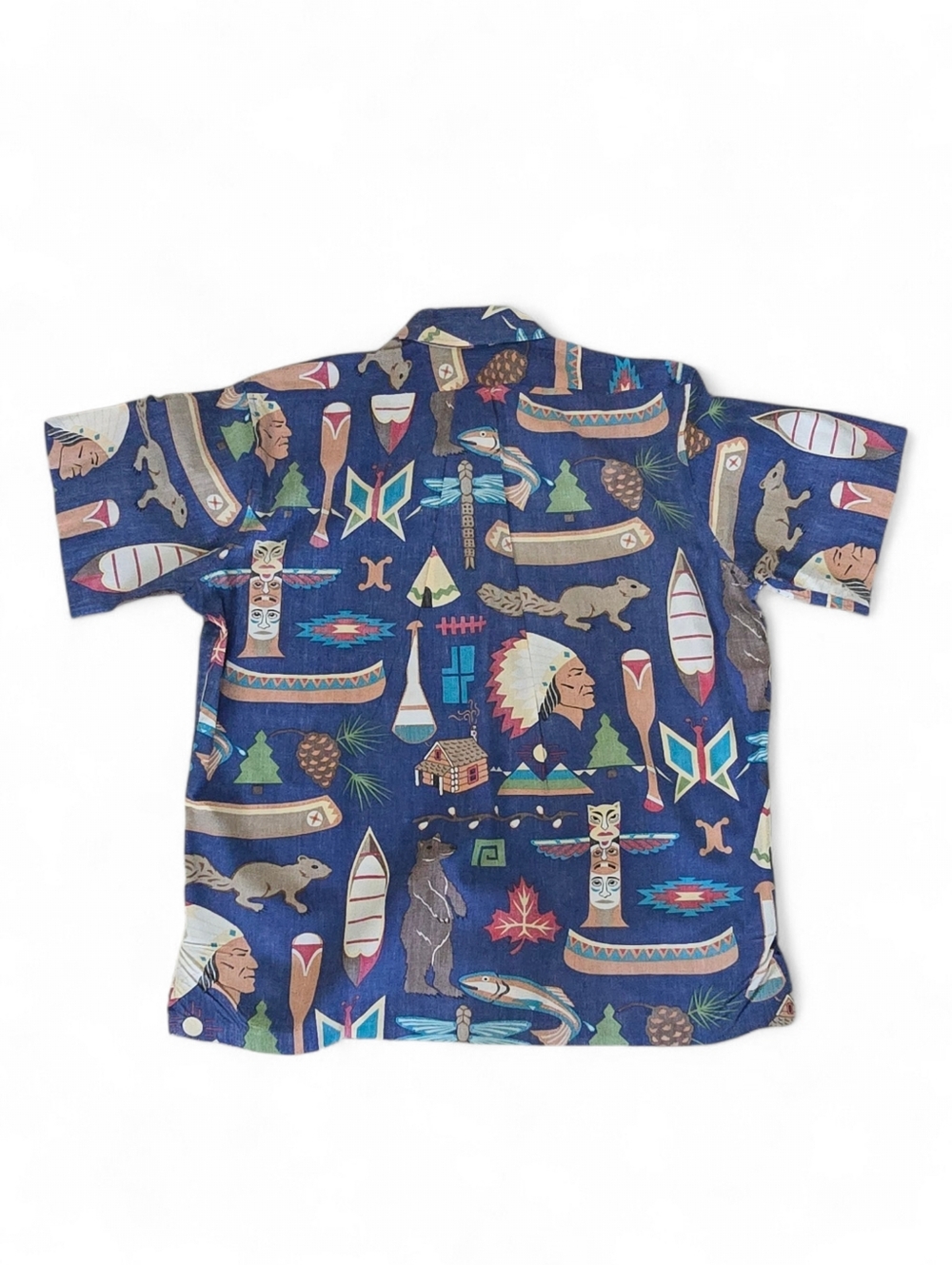 Reyn Spooner Hawaiian Shirt Native Tribal Surf Print Cotton Large - Picture 3 of 7